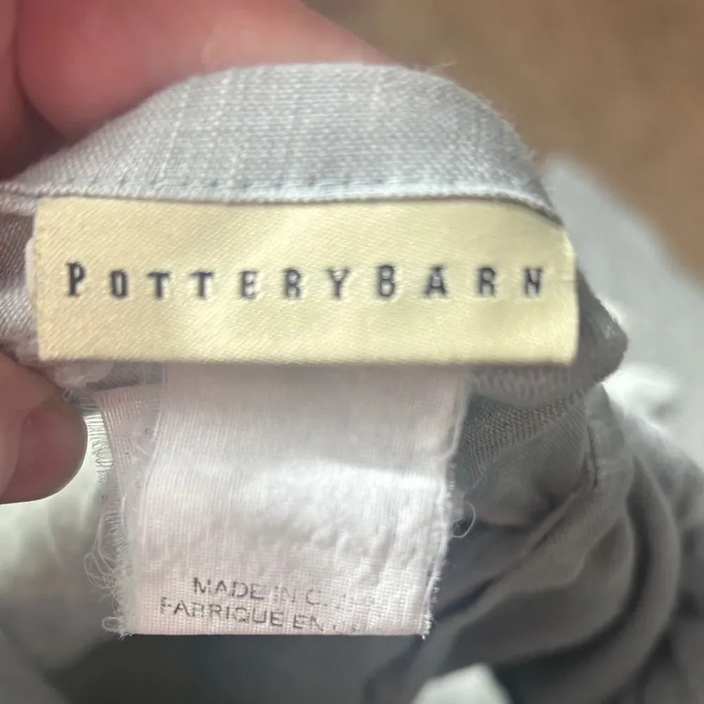 Pottery barn‎ large quilted pillow shams